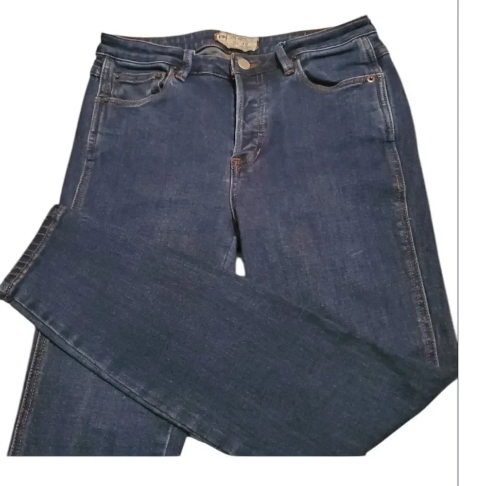 Free People Payton Button Fly Jeans Medium Wash Size 27 - Picture 7 of 11